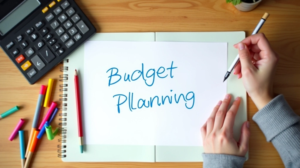 Rozpočet a spořící kalkulator na papíru